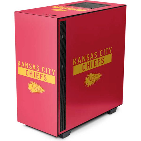 NFL Kansas City Chiefs Red Performance Series NZXT H510 Compact ATX Mid-Tower Case Skin