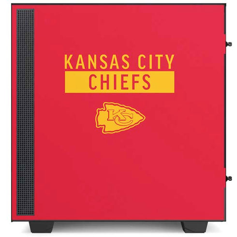 NFL Kansas City Chiefs Red Performance Series NZXT H510 Compact ATX Mid-Tower Case Skin