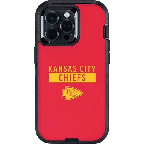 NFL Kansas City Chiefs Red Performance Series Otterbox Defender iPhone Skin