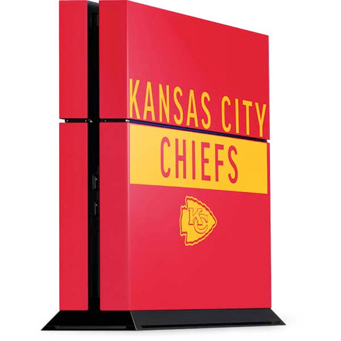 NFL Kansas City Chiefs Red Performance Series PS4 Console Skin