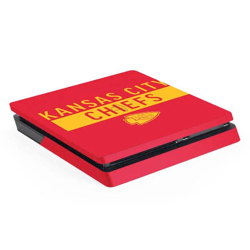 NFL Kansas City Chiefs Red Performance Series PS4 Slim Skin
