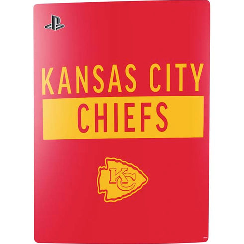 NFL Kansas City Chiefs Red Performance Series PS5 Digital Edition Console Skin