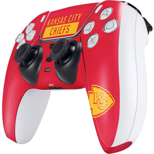 NFL Kansas City Chiefs Red Performance Series PS5 Controller Skin