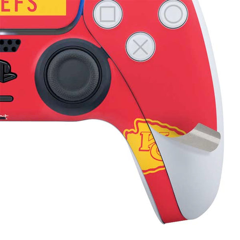 NFL Kansas City Chiefs Red Performance Series PS5 Slim Digital Edition Bundle Skin