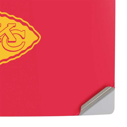 NFL Kansas City Chiefs Red Performance Series PS5 Slim Digital Edition Console Skin