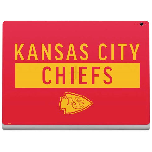 NFL Kansas City Chiefs Red Performance Series Surface Book 2 15in Skin