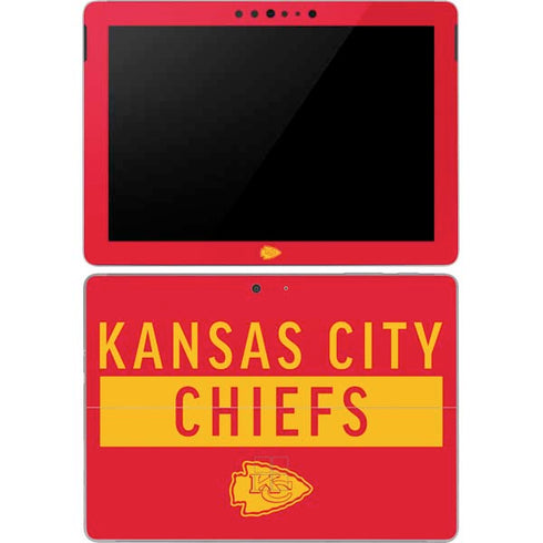NFL Kansas City Chiefs Red Performance Series Surface Go Skin