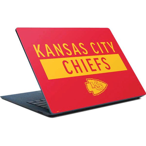NFL Kansas City Chiefs Red Performance Series Surface Laptop Skin