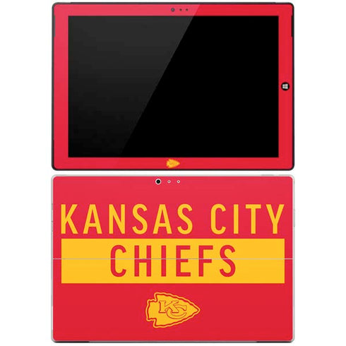 NFL Kansas City Chiefs Red Performance Series Surface Pro 3 Skin