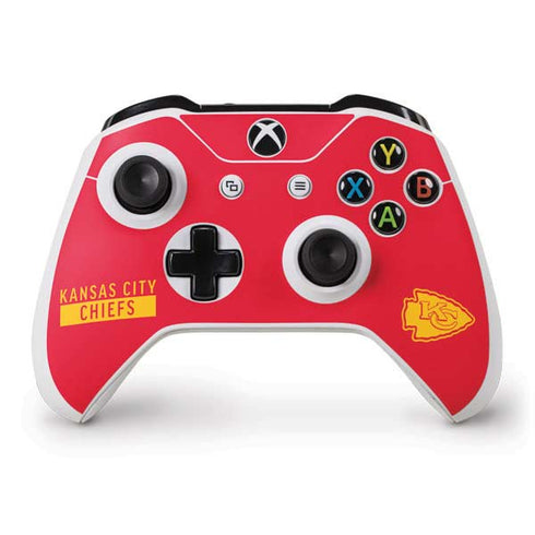 NFL Kansas City Chiefs Red Performance Series Xbox One S Controller Skin
