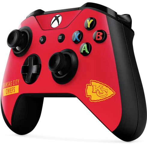 NFL Kansas City Chiefs Red Performance Series Xbox One X Controller Skin