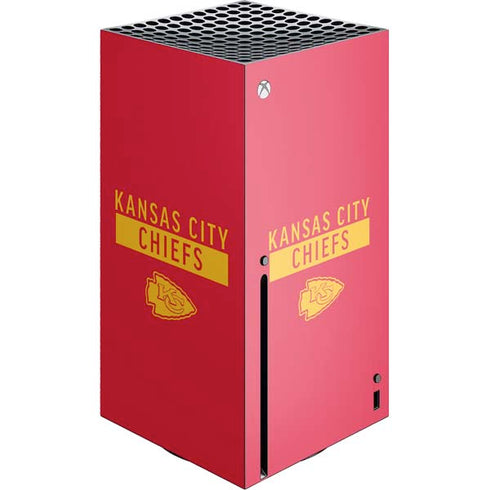 NFL Kansas City Chiefs Red Performance Series Xbox Series X Console Skin