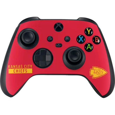 NFL Kansas City Chiefs Red Performance Series Xbox Series X Controller Skin