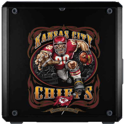 Liquid Blue NFL Kansas City Chiefs Running Back Cooler Master MasterBox Q300L Mini Tower Skin
