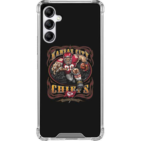 Liquid Blue NFL Kansas City Chiefs Running Back Galaxy A14 5G Clear Case