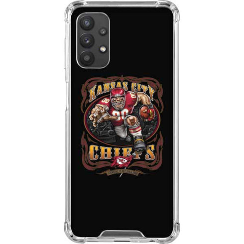 Liquid Blue NFL Kansas City Chiefs Running Back Galaxy A32 5G Clear Case