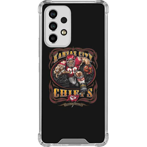 Liquid Blue NFL Kansas City Chiefs Running Back Galaxy A33 5G Clear Case