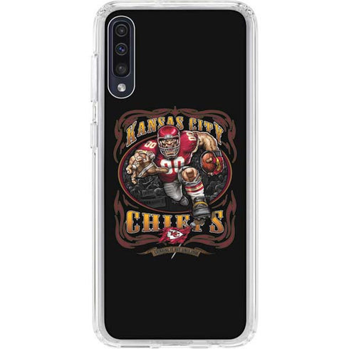 Liquid Blue NFL Kansas City Chiefs Running Back Galaxy A50 Clear Case