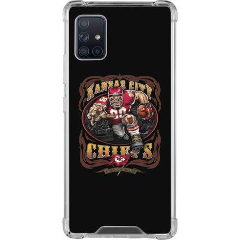 Liquid Blue NFL Kansas City Chiefs Running Back Galaxy A51 5G Clear Case