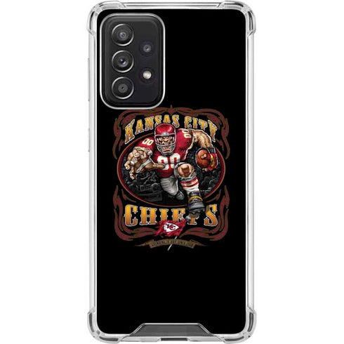 Liquid Blue NFL Kansas City Chiefs Running Back Galaxy A52 5G Clear Case
