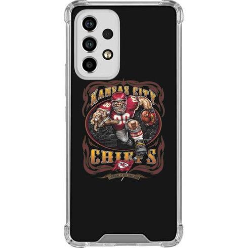 Liquid Blue NFL Kansas City Chiefs Running Back Galaxy A53 5G Clear Case