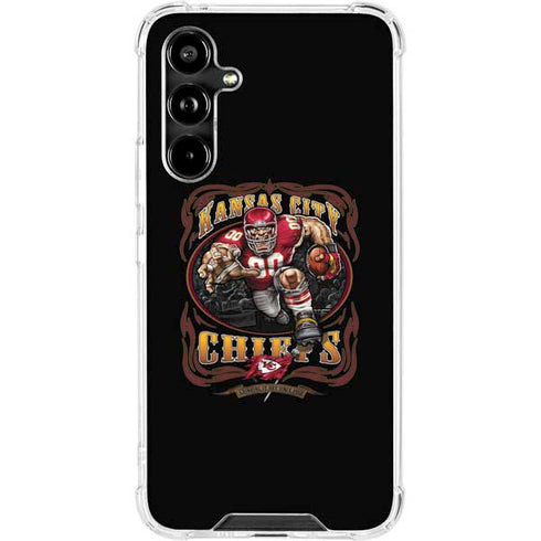 Liquid Blue NFL Kansas City Chiefs Running Back Galaxy A54 5G Clear Case