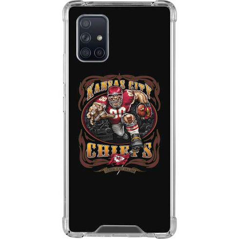 Liquid Blue NFL Kansas City Chiefs Running Back Galaxy A71 5G Clear Case