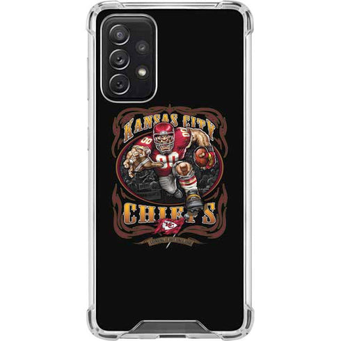 Liquid Blue NFL Kansas City Chiefs Running Back Galaxy A72 5G Clear Case