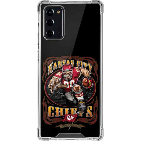 Liquid Blue NFL Kansas City Chiefs Running Back Galaxy Note20 5G Clear Case