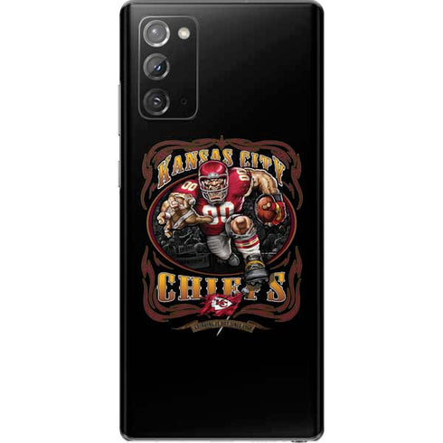 Liquid Blue NFL Kansas City Chiefs Running Back Galaxy Note20 5G Skin