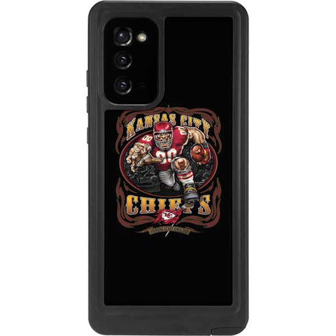 Liquid Blue NFL Kansas City Chiefs Running Back Galaxy Note20 5G Waterproof Case