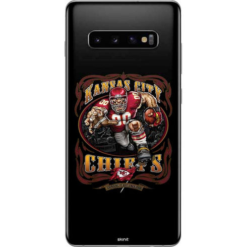 Liquid Blue NFL Kansas City Chiefs Running Back Galaxy S10 Plus Skin