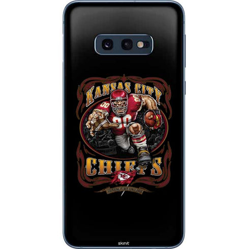 Liquid Blue NFL Kansas City Chiefs Running Back Galaxy S10e Skin
