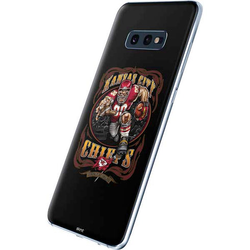Liquid Blue NFL Kansas City Chiefs Running Back Galaxy S10e Skin