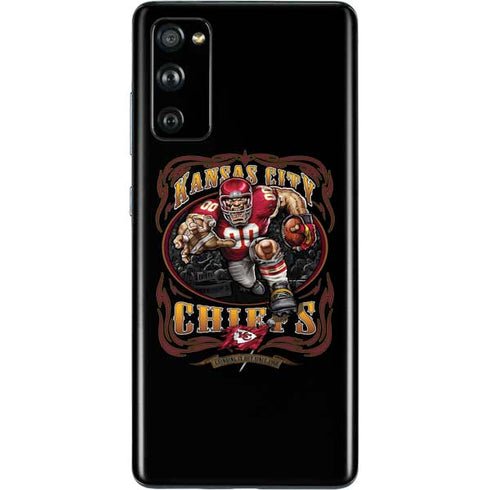 Liquid Blue NFL Kansas City Chiefs Running Back Galaxy S20 Fan Edition Skin