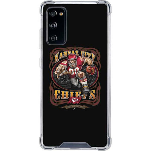 Liquid Blue NFL Kansas City Chiefs Running Back Galaxy S20 FE Clear Case