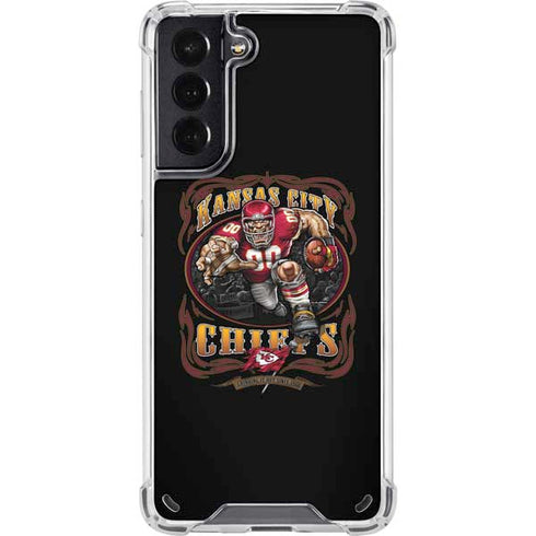 Liquid Blue NFL Kansas City Chiefs Running Back Galaxy S21 5G Clear Case