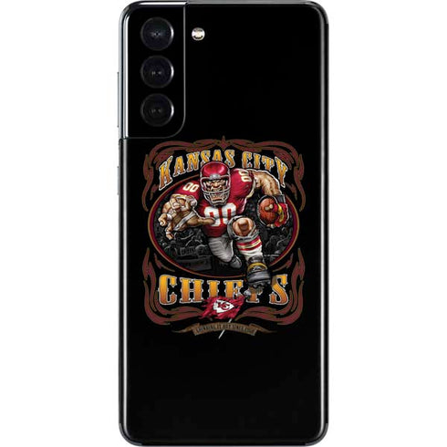 Liquid Blue NFL Kansas City Chiefs Running Back Galaxy S21 5G Skin