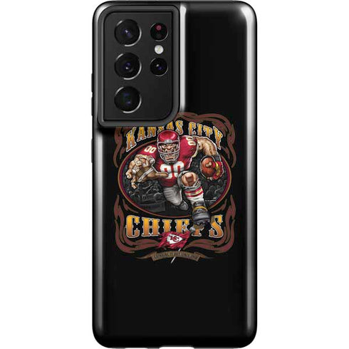 Liquid Blue NFL Kansas City Chiefs Running Back Galaxy S21 Ultra 5G Pro Case