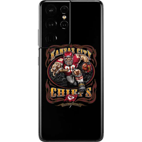 Liquid Blue NFL Kansas City Chiefs Running Back Galaxy S21 Ultra 5G Skin