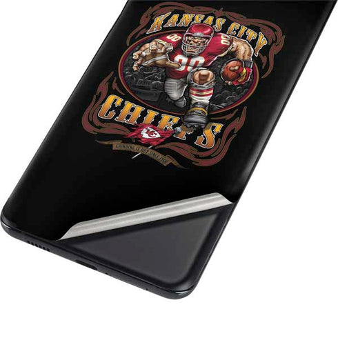 Liquid Blue NFL Kansas City Chiefs Running Back Galaxy S21 Ultra 5G Skin