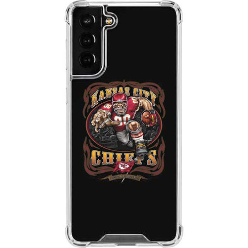 Liquid Blue NFL Kansas City Chiefs Running Back Galaxy S22 Plus Clear Case