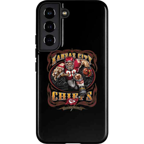 Liquid Blue NFL Kansas City Chiefs Running Back Galaxy S22 Pro Case
