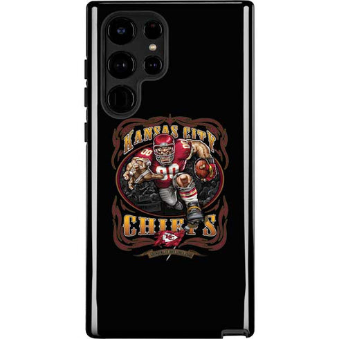 Liquid Blue NFL Kansas City Chiefs Running Back Galaxy S22 Ultra Pro Case