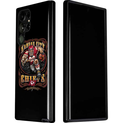 Liquid Blue NFL Kansas City Chiefs Running Back Galaxy S22 Ultra Pro Case