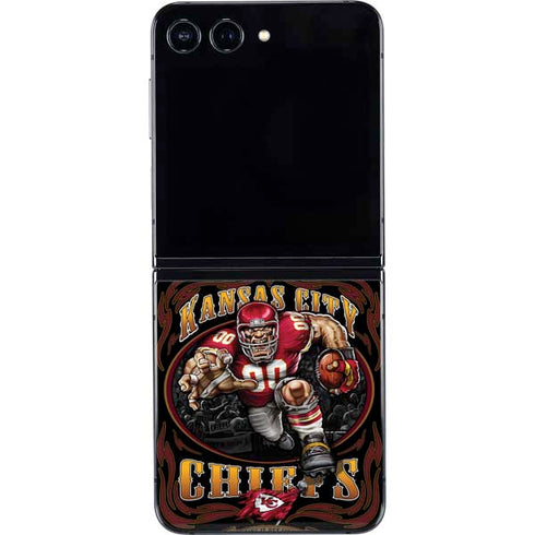 Liquid Blue NFL Kansas City Chiefs Running Back Galaxy Z Flip5 5G Skin