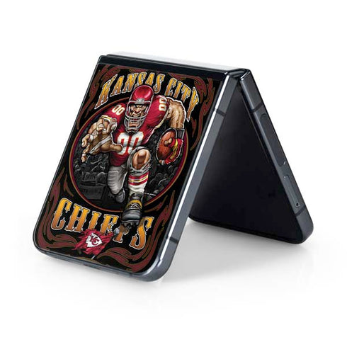 Liquid Blue NFL Kansas City Chiefs Running Back Galaxy Z Flip5 5G Skin