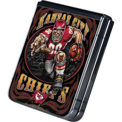 Liquid Blue NFL Kansas City Chiefs Running Back Galaxy Z Flip5 5G Skin