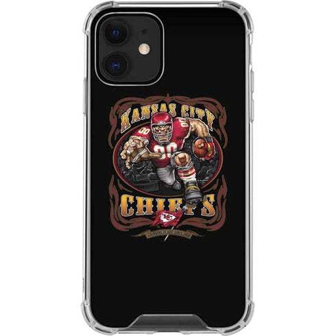 Liquid Blue NFL Kansas City Chiefs Running Back iPhone 12 Clear Case