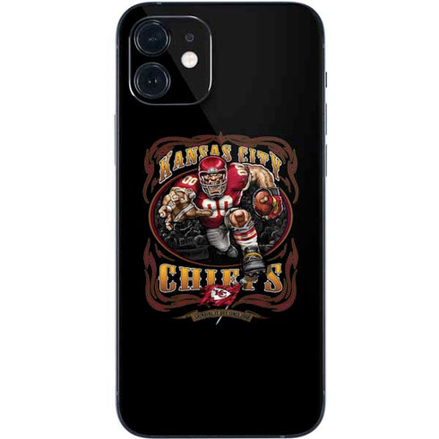Liquid Blue NFL Kansas City Chiefs Running Back iPhone 12 Mini Skin